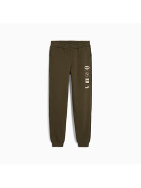 Puma Puma Spodnie dresowe 681860 Zielony Regular Fit