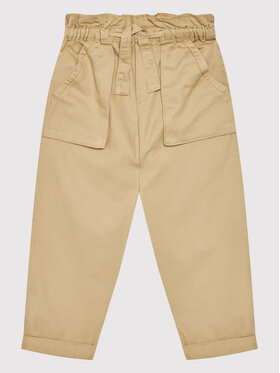 United Colors Of Benetton United Colors Of Benetton Spodnie materiałowe 4BBZ55FR0 Beżowy Relaxed Fit