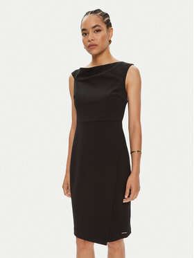 Calvin Klein Calvin Klein Rochie cocktail K20K207180 Negru Slim Fit
