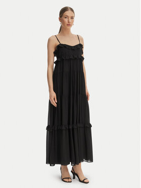 MICHAEL Michael Kors MICHAEL Michael Kors Vasaras kleita MS683E37R3 Melns Relaxed Fit