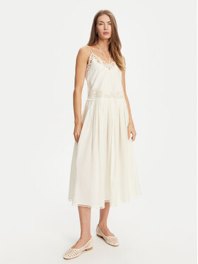TWINSET TWINSET Rochie de vară 251TT2160 Écru Regular Fit