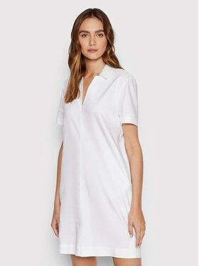 Calvin Klein Calvin Klein Každodenní šaty K20K203838 Bílá Regular Fit