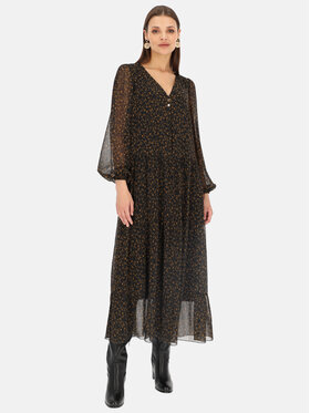 Potis & Verso Potis & Verso Sukienka codzienna Sena Czarny Relaxed Fit