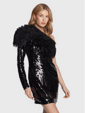 Pinko Pinko Kokteilinė suknelė Gorgona 100517 A0M4 Juoda Slim Fit