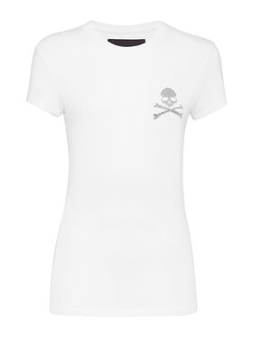 PHILIPP PLEIN PHILIPP PLEIN T-Shirt 5867 Biały Regular Fit