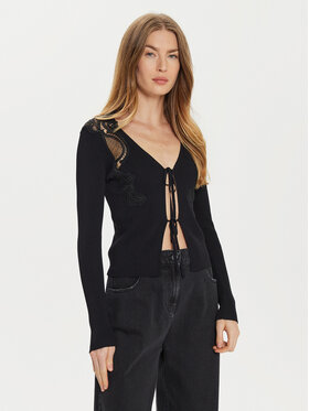 TWINSET TWINSET Kardigan 242TP3193 Crna Slim Fit