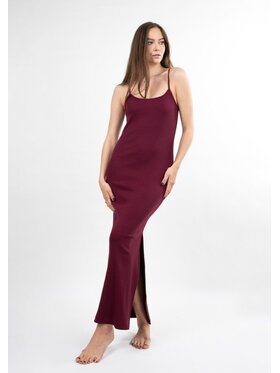 DKaren Sport DKaren Sport Sukienka codzienna DK-K-P7 Bordowy Classic Fit