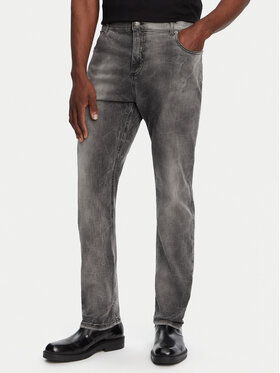 Balmain Balmain Džínsy DH1MI043DE73 Sivá Regular Fit