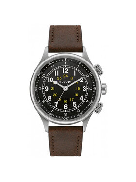 Bulova Bulova Zegarek 96A245 Brązowy