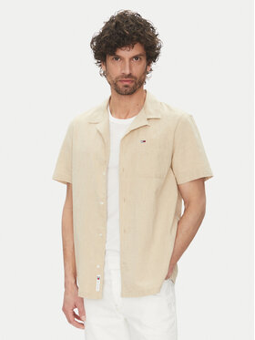 Tommy Jeans Tommy Jeans Риза DM0DM20895 Бежов Regular Fit