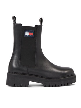 Tommy Jeans Tommy Jeans Μποτάκια με λάστιχο Tjw Urban Chelsea EN0EN02298 Μαύρο