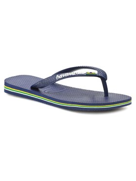 Havaianas Havaianas Σαγιονάρες Brasil Logo 41108500555 Σκούρο μπλε