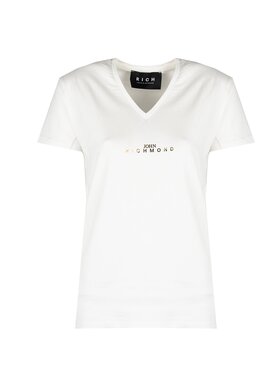 John Richmond John Richmond T-Shirt HWP25045TS Λευκό Regular Fit