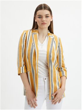 Orsay Orsay Marynarka 480329242000__38 Pomarańczowy Regular Fit