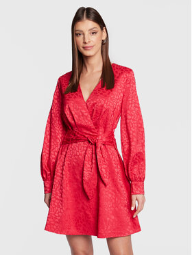 Guess Guess Коктейльна сукня W3RK79 WFAD2 Червоний Regular Fit