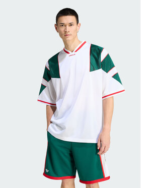 adidas adidas T-Shirt 162006 Biały Loose Fit