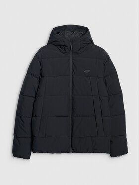 4F 4F Kurtka puchowa URBAN COMMUTER Czarny Regular Fit