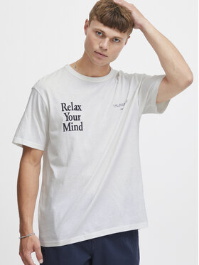 Solid Solid T-Shirt 21107874 Λευκό Relaxed Fit