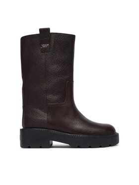 Tommy Jeans Tommy Jeans Cizme Tjw Tubular Mid Boots EN0EN03111 Maro închis