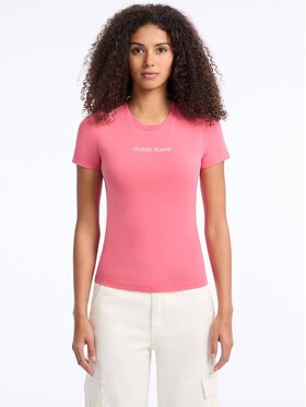 Guess Jeans Guess Jeans T-Shirt 165641 Różowy Classic Fit
