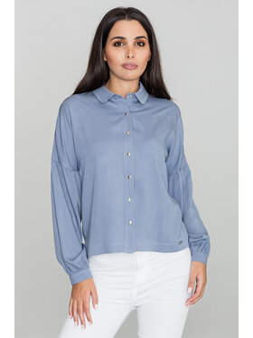 FIGL FIGL Košeľa M582 Modrá Regular Fit