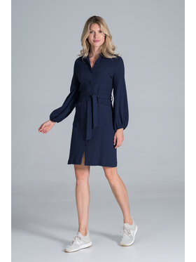 FIGL FIGL Sukienka codzienna M829 Granatowy Regular Fit