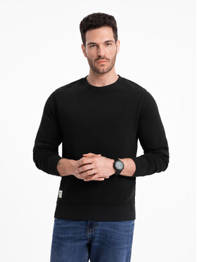 Ombre Ombre Mikina OM-SSBN-0175 Černá Regular Fit
