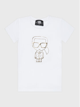 KARL LAGERFELD KARL LAGERFELD Majica Z15386 S Bela Regular Fit