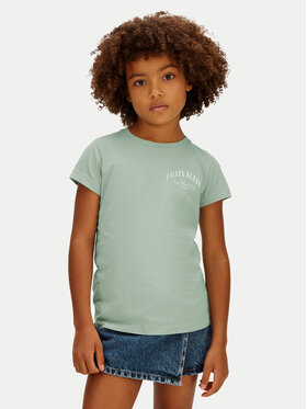 Calvin Klein Jeans Calvin Klein Jeans Тишърт LVCKSJA23G Светлозелен Slim Fit