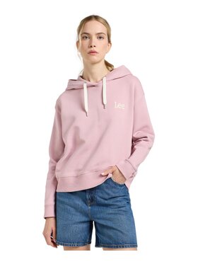 Lee Lee Bluza 112363838 Różowy Regular Fit