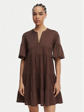 Weekend Max Mara Weekend Max Mara Kasdieninė suknelė Saggina 2615621042 Tamsiai ruda Regular Fit