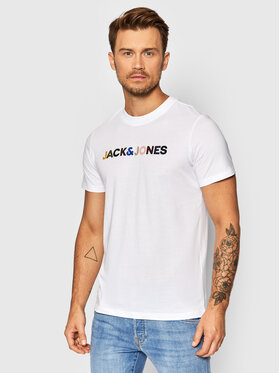 Jack&Jones PREMIUM Jack&Jones PREMIUM T-Shirt Landon 12191308 Biały Regular Fit