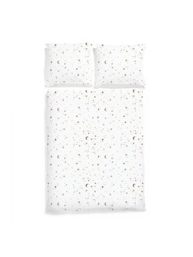 White pocket White pocket Komplet pościeli satynowa Biały