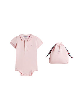 Tommy Hilfiger Tommy Hilfiger Body dziecięce Essential KN0KN02372 Różowy