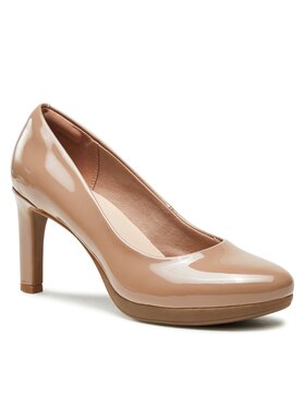 Clarks Clarks Poltopánky Ambyr Joy 261741144 Béžová