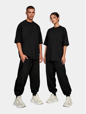 MADE BY SOCIETY MADE BY SOCIETY T-Shirt Crossline BORN FROM THE STREETS - T18042 Czarny Basic Fit
