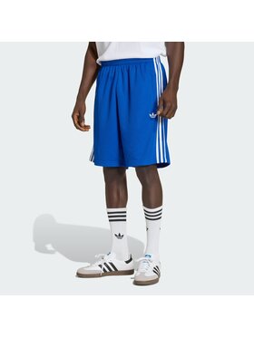 adidas adidas Szorty materiałowe 161551 Błękitny Loose Fit