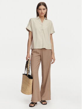 ONLY ONLY Polo Aris 15364279 Μπεζ Loose Fit