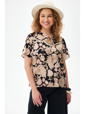 blue shadow blue shadow Bluzka Gala Czarny Regular Fit