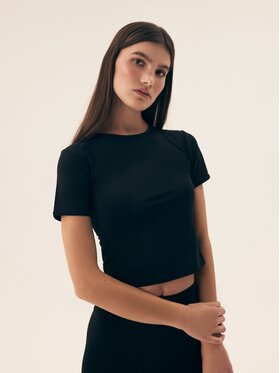 Esotiq Esotiq T-Shirt 43126 Czarny Regular Fit