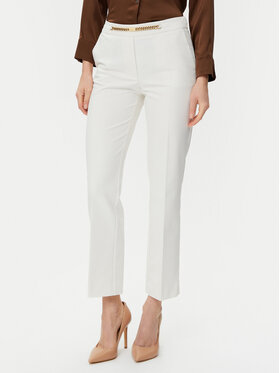 Guess Guess Spodnie materiałowe 5GGB17 7311A Biały Regular Fit