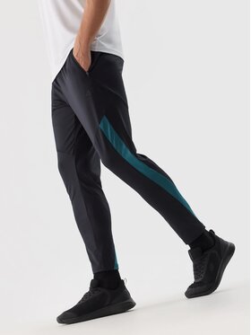4F 4F Pantaloni di tessuto 4FWSS24 TFTRM453 20S GŁĘBOKA CZERŃ XL Nero Regular Fit