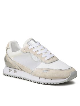 EA7 Emporio Armani EA7 Emporio Armani Sneakersy X7X008 XK327 M696 Écru