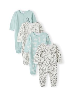 MINOTI MINOTI Pajac 21babypack10 Zielony Regular Fit