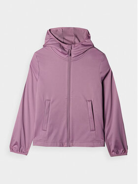 4F 4F Kurtka softshell 4FJWAW24TSOFF261-54S Różowy Regular Fit