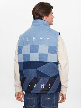 Tommy Jeans Prsluk DM0DM16735 Tamnoplava Regular Fit