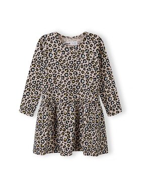 MINOTI MINOTI Sukienka codzienna 12TDRESS 6 Pomarańczowy Regular Fit