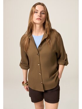 Oltre Oltre Giacca outdoor R167R102227N022 Verde Baggy Fit