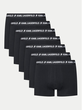 KARL LAGERFELD KARL LAGERFELD Komplet 7 par bokserek A1M47010 Czarny