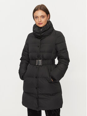 Patrizia Pepe Patrizia Pepe Pūkinė striukė 2O0074/A332-K103 Juoda Regular Fit